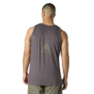Camiseta de tirantes de gimnasio para hombre, secado rápido, 100% algodón, tejido, ajuste muscular, transpirable y pedidos al por mayor a granel, logotipo de serigrafía OEM - Product Image 2