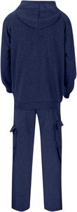 Survêtement unisexe décontracté de luxe à logo personnalisé ensemble de vêtements de sport ajustés pour la salle de sport et le jogging - Product Image 2