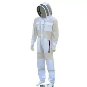 3 Layers Ventilated Jacket Breathable Kids Hooded Bee Suit Beekeeper Hat Beekeeping Protection Gloves Suit With Veil