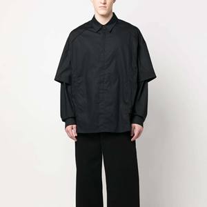 T-shirt à manches longues pour homme, personnalisé OEM, en tissu Oxford 100 % coton épais, écologique et à séchage rapide, collection 2026 - Product Image 6