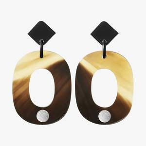 Dernières boucles d'oreilles en corne de buffle, prix de gros, design personnalisé, haute qualité, meilleures ventes, artisanat naturel - Product Image 3