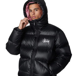 Veste matelassée imperméable coupe-vent respirante à capuche pour homme, vêtement d'extérieur d'hiver léger et chaud pour un usage quotidien décontracté - Product Image 1