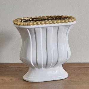 Vase en laiton de qualité supérieure décor à la maison élégant Accent Style Vintage porte-fleur décoratif Pot en laiton artistique - Product Image 4