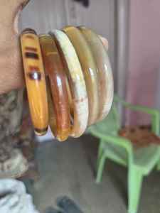 Pulseras y brazaletes finos hechos a mano, joyería de moda con búfalo de agua/cuerno de vaca, latón directo de la India - Product Image 3