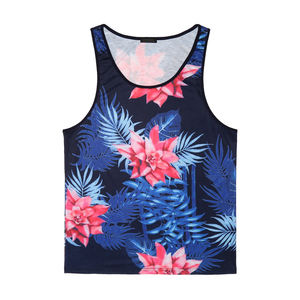 Débardeur de musculation pour hommes débardeur à séchage rapide respirant grande taille Fitness Sublimation imprimé hommes débardeurs - Product Image 1