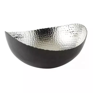 Tazón de servir de Metal ecológico moderno, vajilla duradera de pulido brillante única para el hogar, comedor y fiestas, frutero decorativo - Product Image 4
