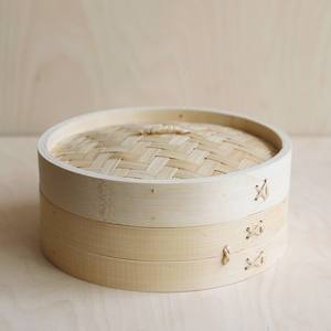 Ensemble de cuiseur à vapeur chinois en bambou 10 pouces, matériaux naturels, prix bon marché, vente en gros, fabriqué au Vietnam - Product Image 2