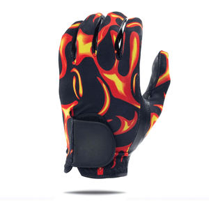 Gants de golf professionnels droitiers Nouveau design en peau de mouton imprimée personnalisée respirante et confortable avec logo personnalisé - Product Image 5