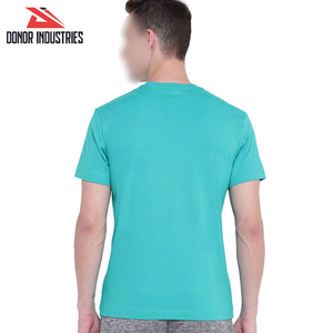 OEM Logo personnalisé Écologique 100% Coton Urban Hip Hop Street Wear T-shirts décontractés à col rond pour hommes - Product Image 3