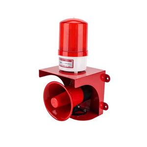 Alarma de Sonido y Luz, Bocina <span class=keywords><strong>Industrial</strong></span> de Incendio con Control Remoto Ultra Fuerte, Alarma Antirrobo de Voz de Alto Decibelio de 220V - Product Image 1