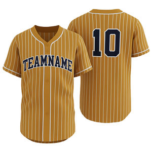 Camiseta de Béisbol y Sóftbol Personalizada OEM, 100% Poliéster Transpirable y Ligero, Ropa Deportiva, Camisa de Entrenamiento para Equipos Adultos con Botones - Product Image 6