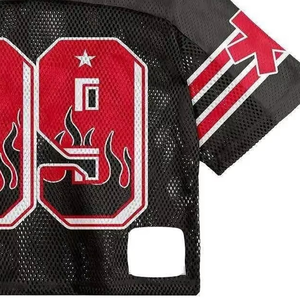 Camiseta de Fútbol Personalizada con Nombre, Número y Uniforme de Equipo, Transpirable, de Malla, Antibacteriana, Deportiva, para Mujer - Product Image 5