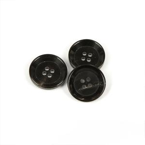 Botón Natural de Cuerno de Búfalo al por Mayor, Acabado en Blanco para Accesorios de Ropa, Alta Calidad - Product Image 1