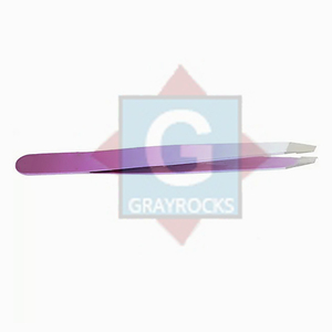 แหนบปลายเอียงคิ้วเครื่องมือความงามทำจากสเตนเลสฉลากส่วนตัวระดับมืออาชีพ - Product Image 1