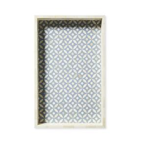 "Bandeja de incrustaciones de hueso Floral hecha a mano de lujo Decoración elegante para el hogar Regalo de San Valentín para ella Perfecto para servir y exhibir el mejor precio - Product Image 2