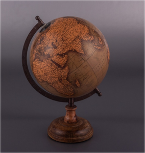 Venta caliente de aluminio son sujetalibros de globo de madera hecho a mano diseño único sujetalibros de globo náutico por fabricante y proveedores indios - Product Image 6