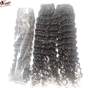 Remy cheveux naturels raides de donneur vente en gros de cheveux bouclés - Product Image 3