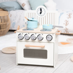ROBINCOOL Juguete de Cocina de Madera 32 X 26 X Cocinita con Horno y Accesorios Incluidos - Product Image 2