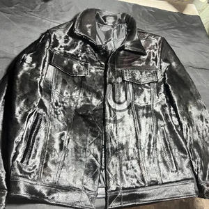 Chaqueta de Cuero Genuino de Piel de Vaca Negra, Chaqueta de Motociclista de Cuero Premium, Ropa de Abrigo de Invierno para Hombre, Cortavientos, Transpirable y Calefactable - Product Image 4
