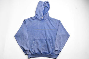 Custom Character logo Graphic Hoodie Men Vintage Heavyweight Distressed Acid Wash Hoodies oversized - Product Image 2