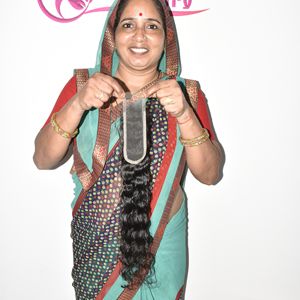 Meilleurs produits bon marché fabrication indienne de fermeture HD ondulée de cheveux humains de temple pour le fournisseur texture soyeuse du sud prix d'exportation à vendre - Product Image 1