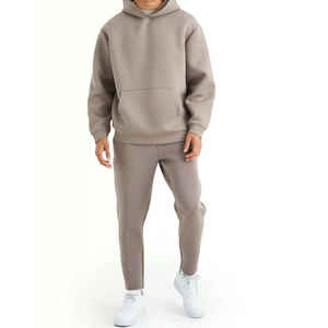 Nouvel ensemble de survêtement léger et ajusté pour homme 2024, 100 % coton respirant, collection hiver, faible MOQ, écologique, en stock - Product Image 1