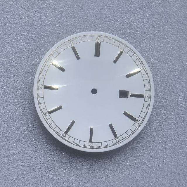 Custom Logo Luxury NH35 28.5mm Arabic Matt Watch Dial Watch Movement Accessories Parts Case Custom Watch Dial