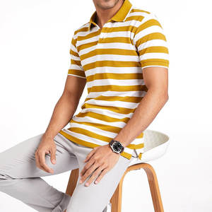 เสื้อโปโลแขนสั้นสำหรับผู้ชายเสื้อโปโลแฟชั่นดีไซน์ใหม่ - Product Image 3