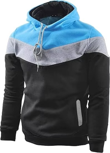 Sweats à capuche pour hommes personnalisés, unis, délavés au soleil, qualité supérieure, 100% coton, écologiques, respirants - Product Image 4