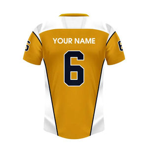 Camiseta de fútbol americano de alta calidad al por mayor, camiseta de fútbol personalizada para hombre, pantalones cortos, ropa deportiva, camiseta de fútbol americano - Product Image 2