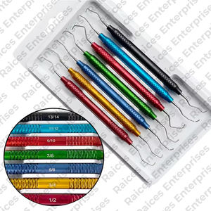 Instrumentos Orales, Instrumentos Periodontales, Herramientas de Ortodoncia Duraderas, Sonda Dental, Sonda de Acero Inoxidable para Escalar - Product Image 1