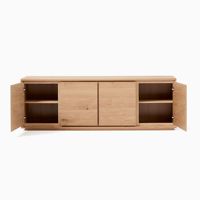 Armoire buffet de haute qualité Matériau en bois Armoire en bois massif Meubles de salon de style moderne