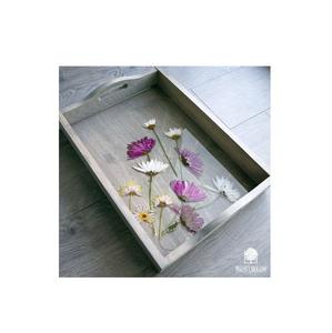 Bandejas de madera para servir alimentos hechas a mano, el mejor diseño para mesa de restaurante, bandeja de madera decorativa, superventas, bandeja impresa de madera - Product Image 1