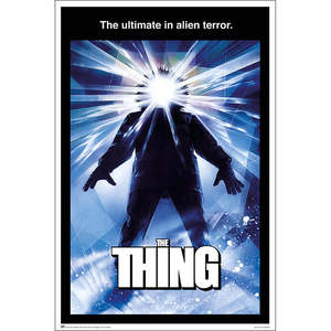 Póster de Terror Alienígena de Estilo Moderno, Decoración de Pared The Thing-Ultimate con Marco Negro Hecho de Papel - Product Image 1
