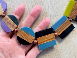 Collar de resina, accesorio de joyería atrevido y llamativo para quienes buscan la moda moderna, alta calidad - Product Image 3