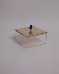 Récipient de stockage d'aliments en bois de taille personnalisée de luxe conservation de la fraîcheur boîte-cadeau de style classique Eid Mubarak pour la famille - Product Image 2