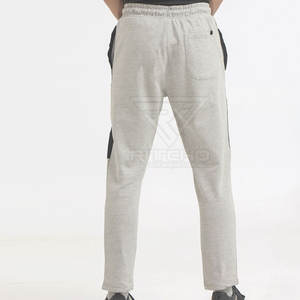 กางเกงของผู้ชายน้ำหนักเบาเอวยางยืดแบบลำลองตรงผ้าฝ้าย100% กันลมระบายอากาศโลโก้ออกแบบได้ตามต้องการ - Product Image 3