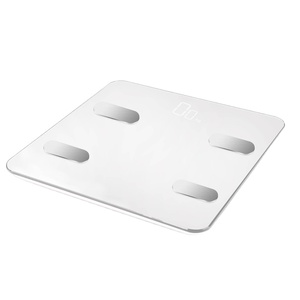 Balança inteligente de gordura corporal, balança de vidro eletrônica digital de ajuste calorie bt, análise de peso corporal, 180kg, tela de led - Product Image 3