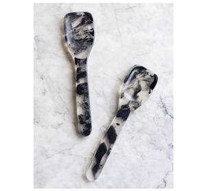 Juego de cubiertos de madera hechos a mano de 2 SERVIDOR DE ENSALADA DE MADERA JUEGO DE 2 HECHO A MANO ÚNICO KETCHENWAR - Product Image 6