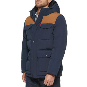 <b>Men's</b> Puffer <b>Jacket</b> Hooded <b>Sherpa</b> Lined Water Resistant Windproof Insulated <b>Jacket</b> Warm Winter Puffy Coat - Product Image 5