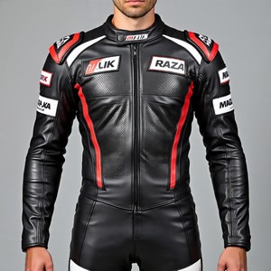 Prix d'usine Commande en gros Costume en cuir de moto Fournisseur en gros Protection approuvée CE OEM - Malik Raza - Product Image 2