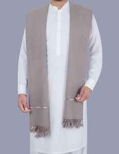 Men Traditional Wool <b>Shawl</b> Soft Warm Breathable Winter Solid Color Elegant <b>Wrap</b> for Office Wear - Product Image 5