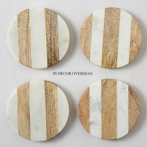 Posavasos de diseño elegante hecho en metal de alta calidad chapado en oro de alta calidad de India - Product Image 4