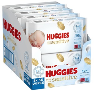 Acheter Huggies Extra Care Lingettes Sensibles Lingettes pour bébé de qualité supérieure disponibles en stock, prêtes pour une livraison rapide, vente en gros - Product Image 1