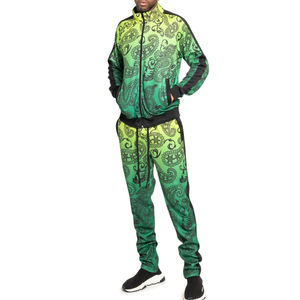 Chándal de fútbol ajustado para hombre, equipo de entrenamiento deportivo informal de Otoño de alta calidad, conjuntos de hombre de talla grande con estampado de lana transpirable - Product Image 1