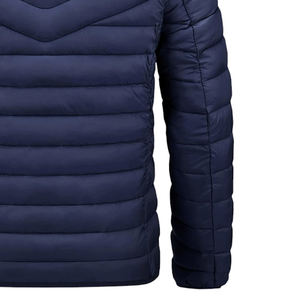 Men Stand Neck Zipper Winter Coat Puffer <b>Jackets</b> Hot Sale <b>Waterproof</b> Thick <b>Warm</b> Puffer <b>Jacket</b> With Hooded - Product Image 6