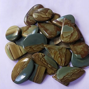 พลอยภาพแจสเปอร์อเมริกันคุณภาพสูง ราคาขายส่ง รูปทรงผสม สำหรับทำเครื่องประดับ - Product Image 1