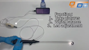 Full HD USB <span class=keywords><strong>Cystoscope</strong></span> 120 ° FOV Endoscópio Flexível Digital Endoscópio Urologia para Vet - Product Image 4