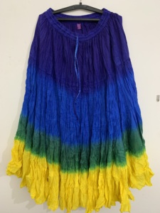 Falda Maxi Victoriana de 25 Yardas para Danza del Vientre, Estilo Bohemio, Algodón Puro, Fusión Tribal Gitana, Talla Grande, Transpirable, Hecha a Mano para Mujer - Product Image 3