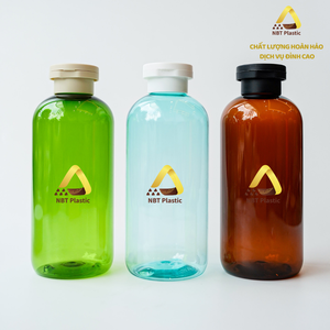 Bouteille cosmétique PET OEM 300ml | Emballage rechargeable vert pour shampooing et gel douche - Product Image 6